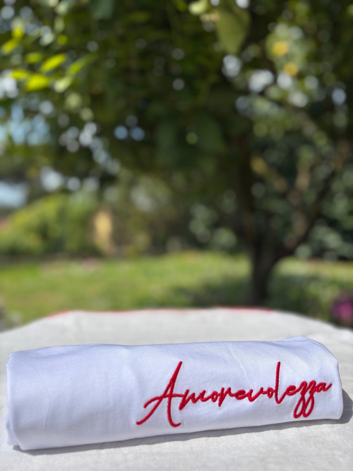 T-shirt-Amorevolezza- 100% Cotone Organico