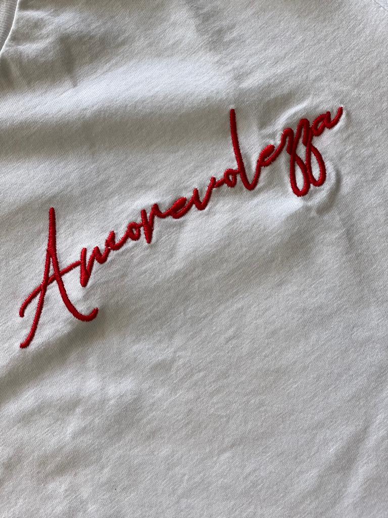 T-shirt-Amorevolezza- 100% Cotone Organico